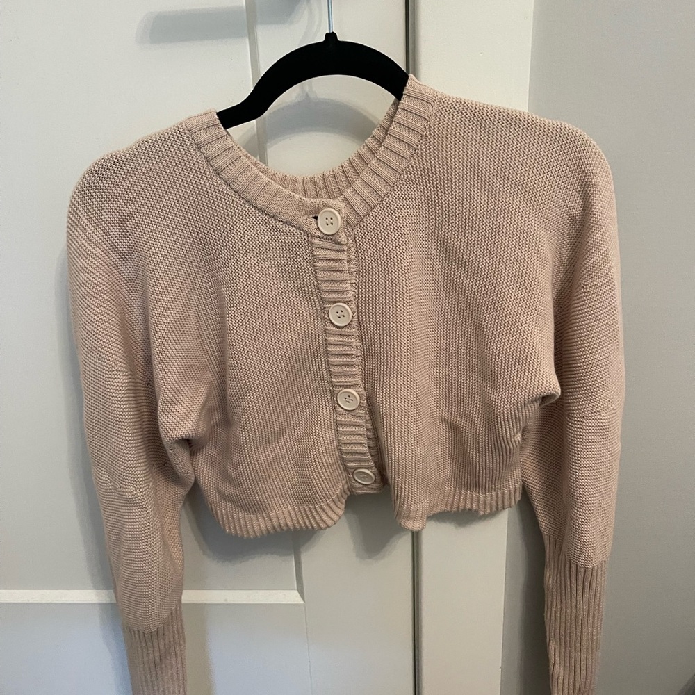 Element cropped sweater cardigan!